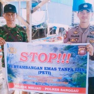 Polsek Meliau Edukasi Warga Soal Bahaya PETI dan Ancaman Karhutla