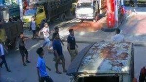 Preman Atur Solar, Warga Dikeroyok di SPBU Sungai PinyuhHingga Luka Serius
