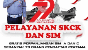 Dirlantas Polda Kalbar Gratiskan Perpanjangan SIM dan Layanan SKCK di Mega Mall Pontianak