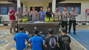 Empat Pelaku Komplotan Pencurian Dibekuk Polsek Meliau