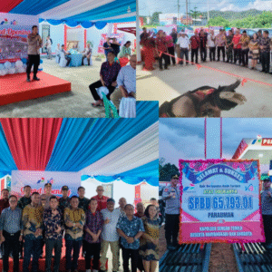 SPBU PT Keluarga Besar Tarigas Resmi Dibuka, Warga Pahauman Sambut Antusias
