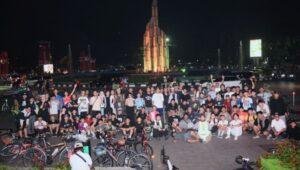 Ratusan Pesepeda Kampanyekan Hak di Jalanan Kota Pontianak