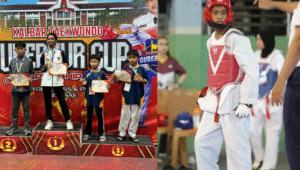 Riyadh Arkaan Ziqri Sabet Emas di Kalbar Taekwondo Gubernur Cup 2025
