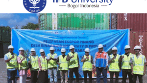 Ekspor Perdana Pinang Desa Binaan IPB Dilepas, Kalbar Siap Genjot Komoditas Unggulan