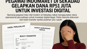 Pegawai Indomaret di Sekadau Gelapkan Dana Rp51 Juta untuk Investasi Digital