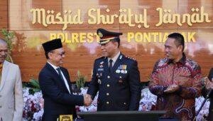 Masjid Siratul Jannah Polresta Pontianak Diresmikan, Jadi Simbol Sinergi dan Penguatan Spirit Keagamaan