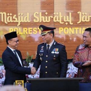 Masjid Siratul Jannah Polresta Pontianak Diresmikan, Jadi Simbol Sinergi dan Penguatan Spirit Keagamaan