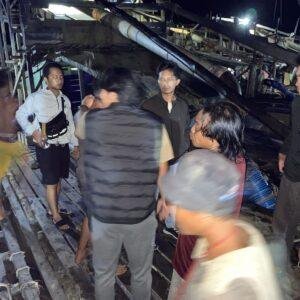 Polres Sanggau Amankan Empat Pekerja PETI di Sungai Kapuas