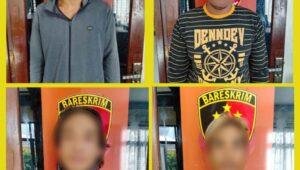 Empat Penambang Ilegal dari Melawi, Sekadau, dan Sanggau Diciduk Polisi di Sungai Kapuas
