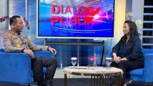 Kapolresta Pontianak Ajak Masyarakat Jaga Sinergi dalam Dialog Publik Televisi Nasional