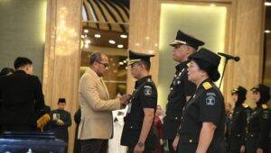 Wamenkum Angkat Teladan Agus Salim saat Lantik Pejabat Baru