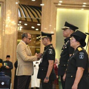 Wamenkum Angkat Teladan Agus Salim saat Lantik Pejabat Baru