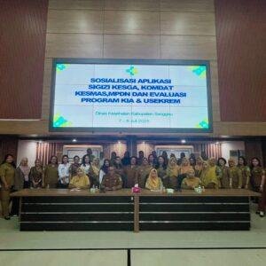 Dinas Kesehatan Sanggau Sosialisasikan Aplikasi Kesehatan Digital dan Evaluasi Program KIA