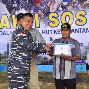 Lantamal XII Gelar Bakti Sosial dan Kesehatan di Mempawah