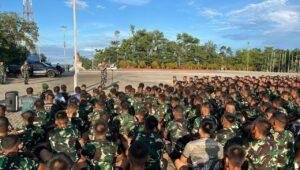 Yonif TP 833 Jadi Sorotan Nasional, Danrem 121/Abw Minta Prajurit Buktikan Kinerja