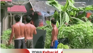 Hanya dalam 30 Menit, Asap di Dapur Telan Habis Rumah Warga Sanggau