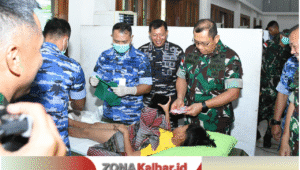 TNI AL Kodaeral XII Pimpin Aksi Kemanusiaan, Donor Darah dan Bagikan Ratusan Paket Sembako