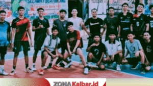 Polsek Jongkat Hadirkan Lapangan Voli untuk Wadah Positif Generasi Muda