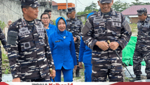 Kunjungan Kerja Dankodaeral XII Perkuat Lanal Kumai sebagai Pangkalan Strategis