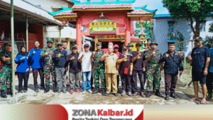 Klenteng di Pontianak Barat Dibersihkan Jelang HUT TNI ke-80