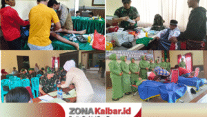 Dari Donor hingga Sunat, Ragam Bakti Kodim Sanggau Sambut HUT TNI Ke-80