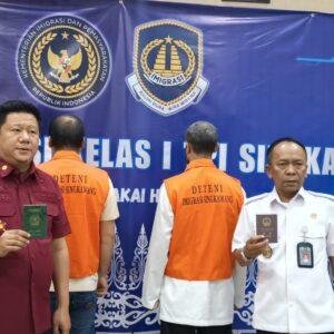 Pelanggaran Keimigrasian, Dua WNA Ditangkap dan Dideportasi dari Singkawang