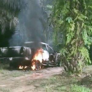 Mobil Dibakar, Kurir Narkoba Malaysia-Indonesia Dibekuk di Tayan Hulu