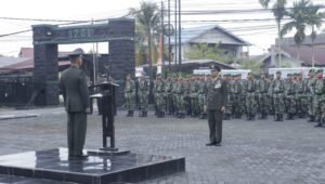 Forkopimda Hadiri Upacara HUT TNI ke-80 di Kodim 1201/Mempawah