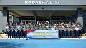 Kodaeral XII Terima Kunjungan Pasis Sesko TNI, Bahas Strategi Pertahanan Wilayah Barat