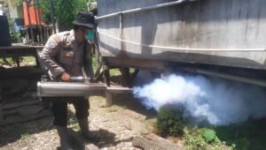 Pasca Laporan Kasus DBD pada Siswa, Pemerintah dasa Tayan Hilir Genjot Fogging di Permukiman