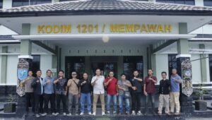 Lewat Silaturahmi, Kodim 1201 Pertegas Hubungan Strategis dengan Media