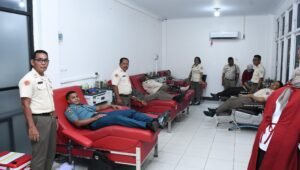 Kodaeral XII Sumbangkan Darah untuk PMI di HUT Korpri