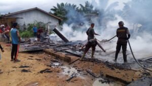 Kebakaran Hebat di Toba, Hunian Karyawan PT SAP Tinggal Puing