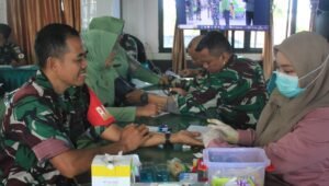 Kodim 1201/Mempawah Sumbang Stok Darah Lewat Aksi Donor Bersama