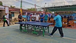 Kapolsek Jongkat Cup 2026 Resmi Dibuka, 75 Pelajar Ikuti Kejuaraan Tenis Meja