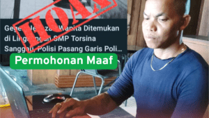 Permohanan Maaf Penerbit Kabar Penemuan Jenazah di SMP Torsina