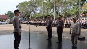 Tiga Personel Polresta Pontianak Akhiri Masa Dinas