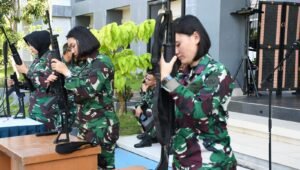 Prajurit Kodaeral XII Jalani Uji Kecepatan dan Ketepatan Bongkar Pasang Senjata