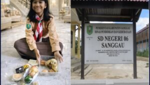 Ayam Bakar hingga Buah Segar, Menu MBG di SDN 06 Sungai Sungkuang Bikin Siswa Gembira