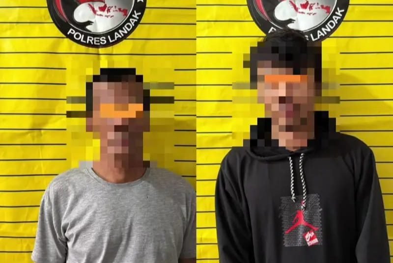 Tak Berkutik, Dua Terduga Pengedar Sabu Diamankan di Ngabang