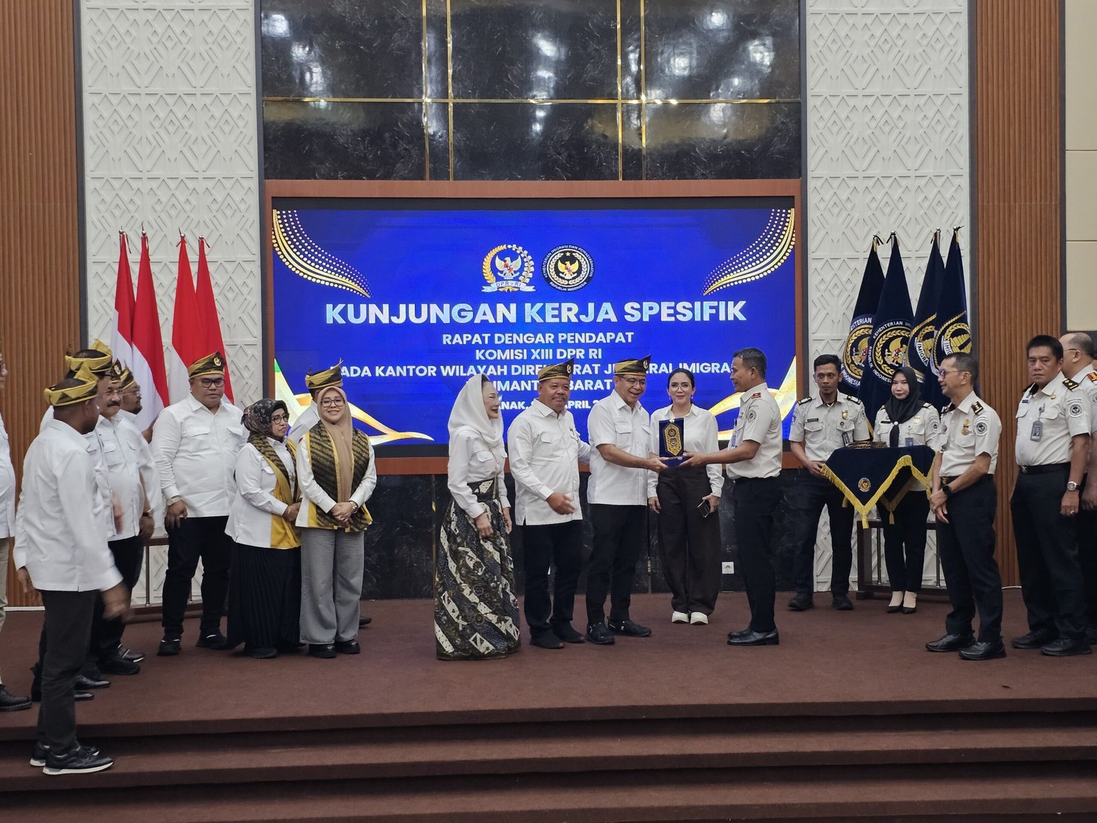 Kunker Komisi XIII DPR RI ke Kanwil Ditjenim Kalbar , Sorot Pengawasan Perbatasan