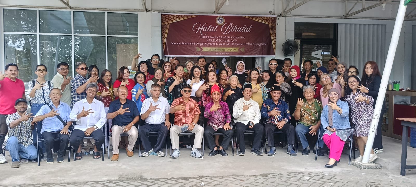 Tak Sekadar Kumpul, Kawanua Kubu Raya Perkuat Solidaritas di Halal Bihalal