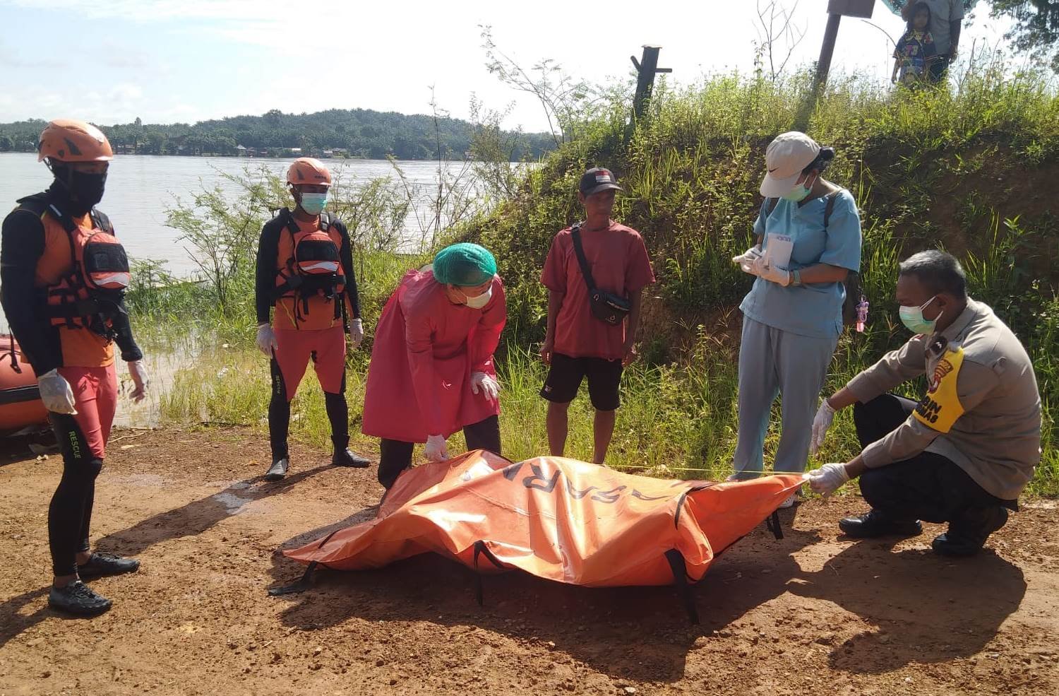 Suasana Duka di Sungai Alai, Johin Ditemukan Meninggal Setelah Hilang 2 Hari