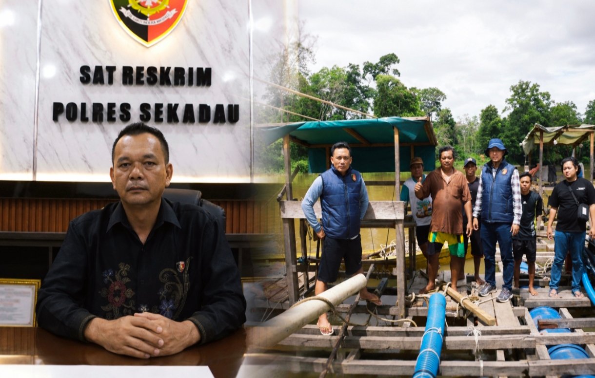 Dugaan Tambang Emas Ilegal Disorot, Satreskrim Sekadau Lakukan Patroli Besar 1 Dugaan Tambang Emas Ilegal Disorot, Satreskrim Sekadau Lakukan Patroli Besar