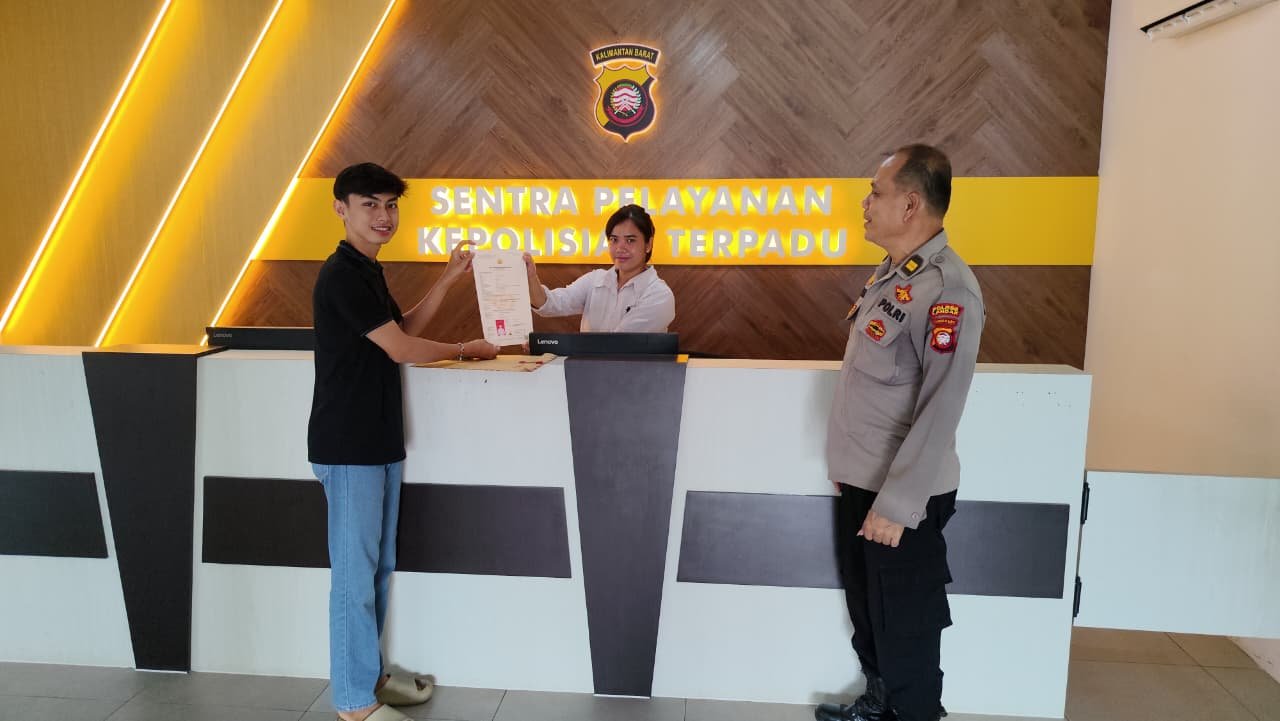 Polres Landak Permudah Pengajuan SKCK Lewat Aplikasi Super App Polri