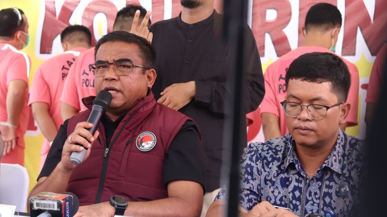 Jaringan Narkoba Kalbar Digulung, 32 Orang Ditangkap, Sabu 9,8 Kg Disita