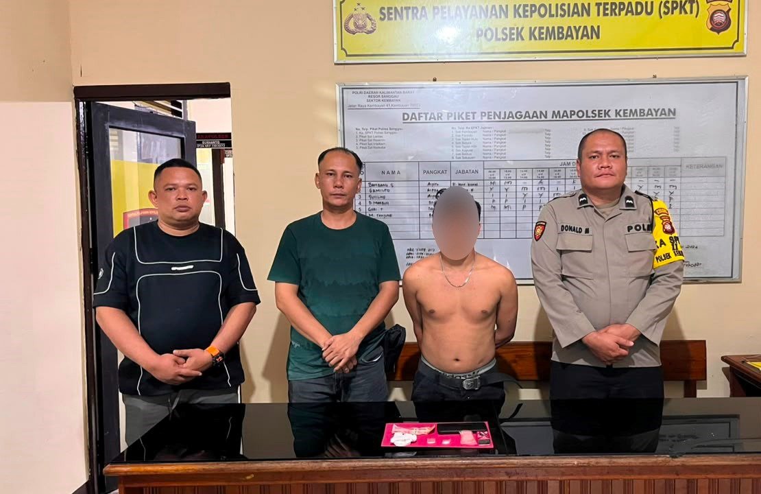 Dugaan Peredaran Sabu Kembayan, Satu Pria Diamankan di Tunggal Bakti