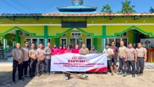 Peringati Hari Bhayangkara, Polsek Sungai Raya Kepulauan Gelar Bhakti Religi