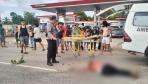 Laka Lantas di Parindu, Diduga Terjadi Saat Hendak Masuk SPBU