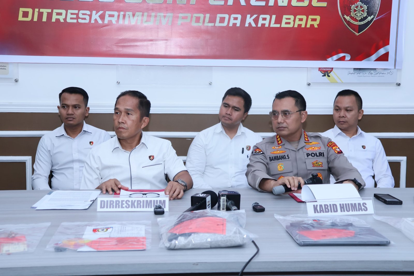 Kurang dari 2 Bulan, URC Polda Kalbar Sikat 103 Kasus Kriminal